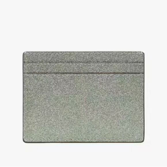 Kate Spade Kenzie Boxed Glitter Small Cardholder Wallet Bag Purse - Picture 13 of 13